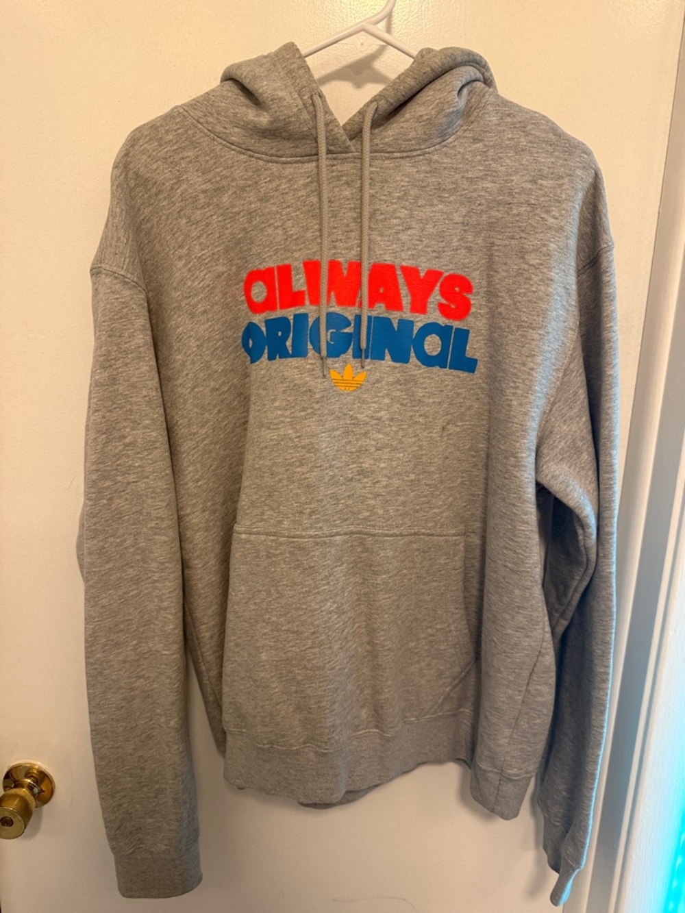 Adidas originals 'Always Original' Logo Hoodie Sz L